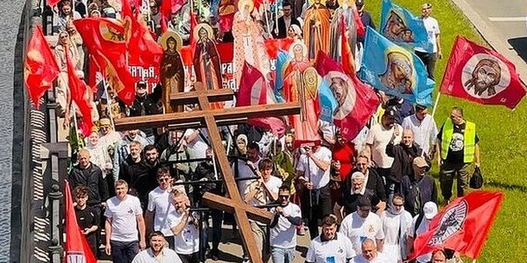 Крестный ход в честь св. Дмитрия Донского прошел в Москве