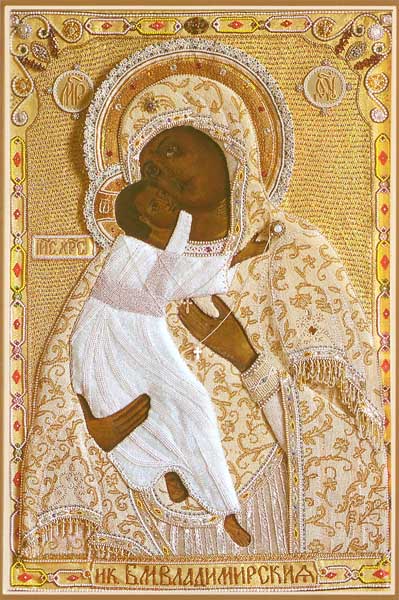 Владимирская Троекуровская икона Пресвятой Богородицы 