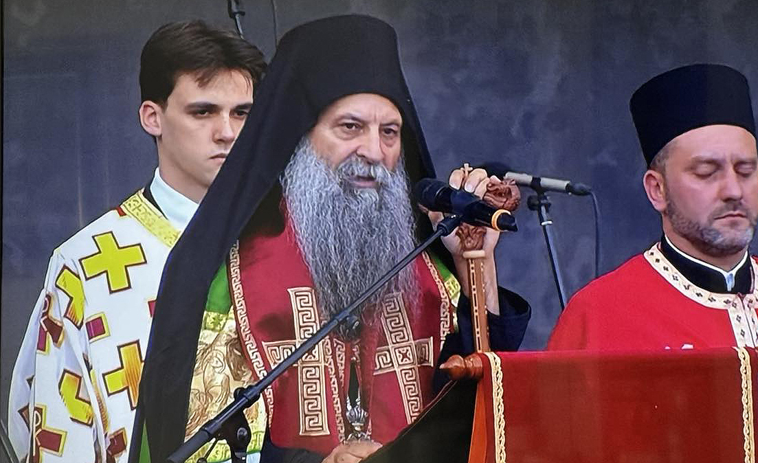 Патриарх Порфирий: проповедь в День памяти погибших и изгнанных сербов в " буре“