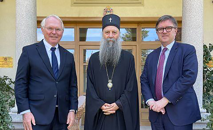 Беседа Патриарха Порфирия с американским чиновником О'Брайеном