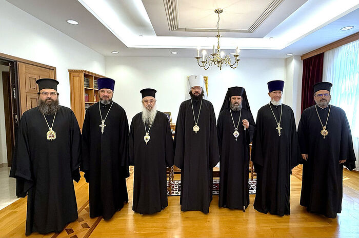 Митрополит Волоколамский Антоний встретился с Предстоятелем Албанской Православной Церкви