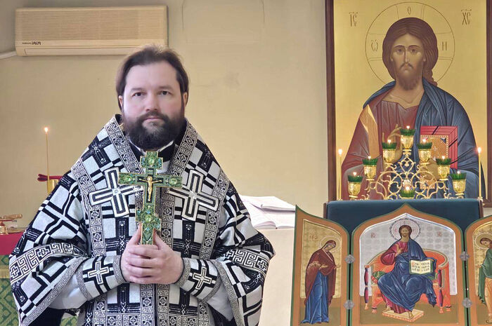 Епископ Бердянский Петр совершил богослужение в домовом храме преподобного Серафима Саровского на территории Запорожской атомной электростанции