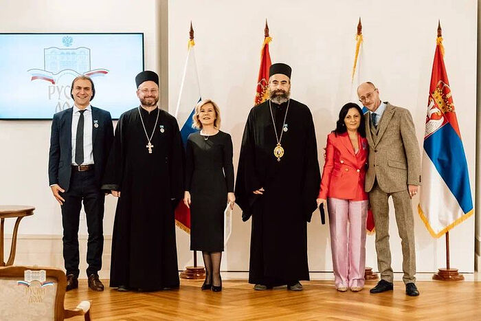 Представители Сербской Церкви удостоены наград Россотрудничества