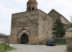 The ruins of a church