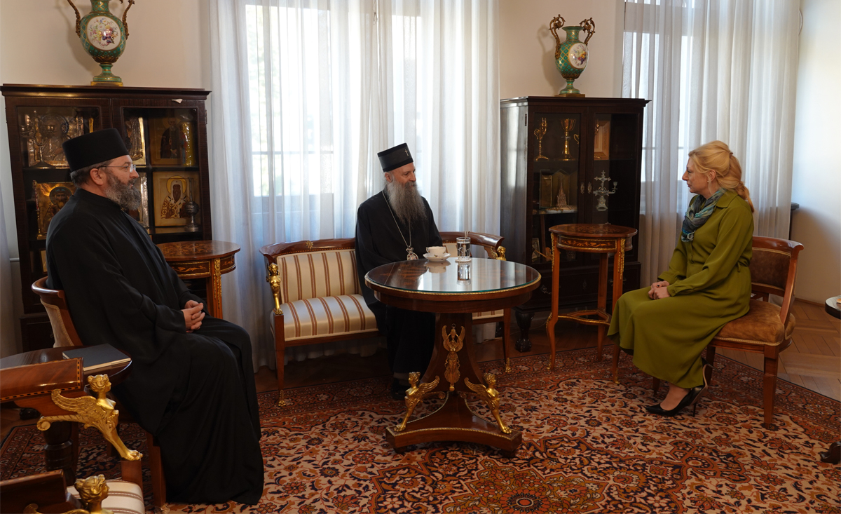 Патриарх Порфирий побеседовал с новым послом Сербии в Индонезии
