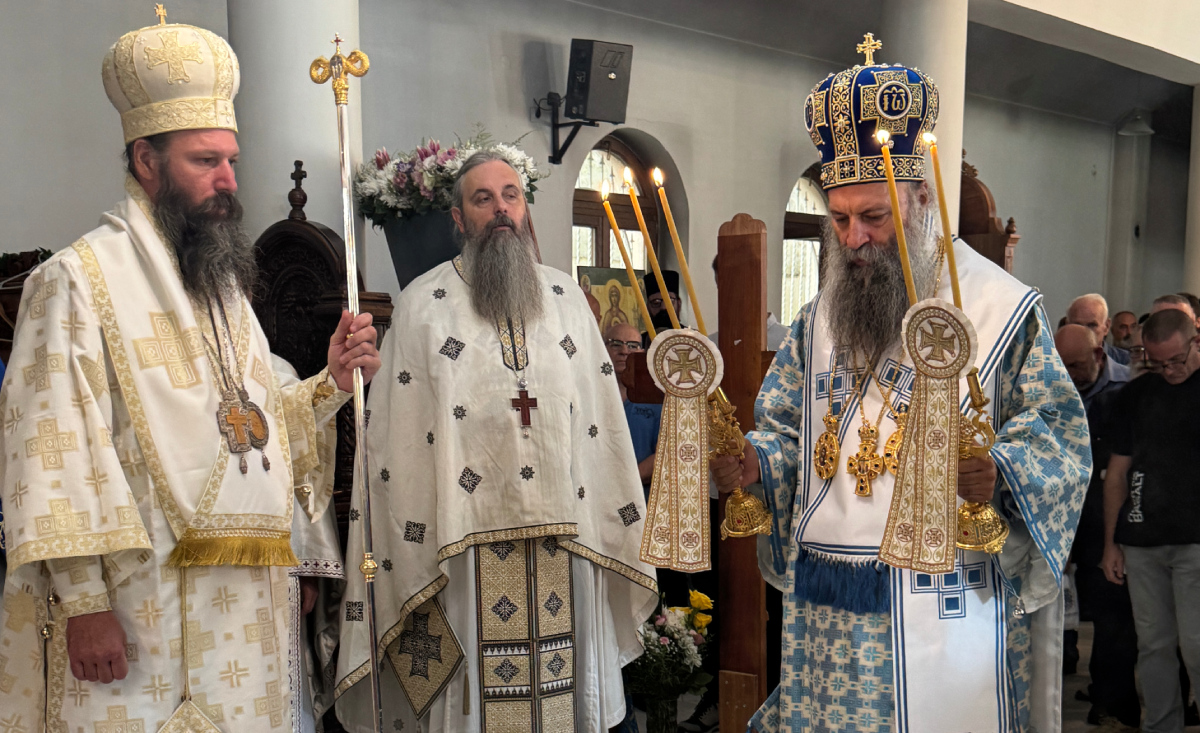 Патриарх Порфирий: Пресвятая Богородица – Мать всех людей, крещенных во имя Отца и Сына и Святого Духа