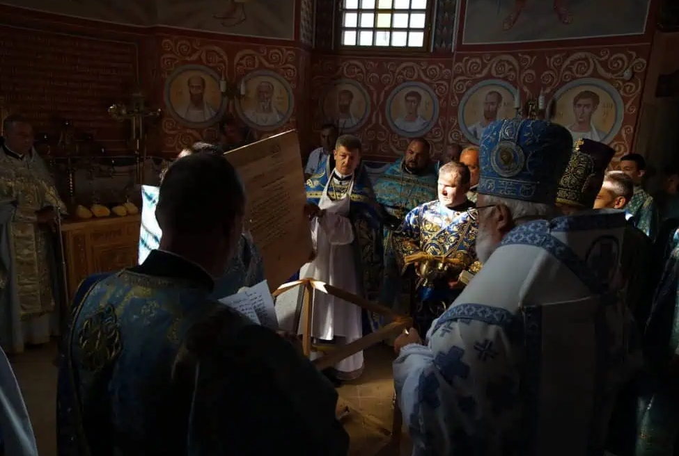 Освящение церкви в Бочках