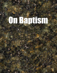 On Baptism