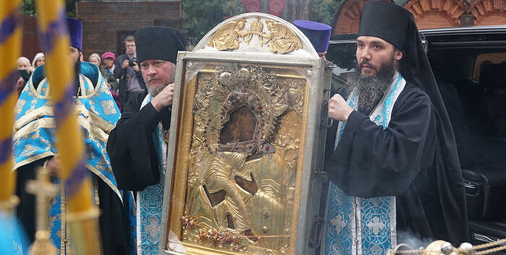 Икона Божией Матери «Умиление» из Псково-Печерского монастыря прибыла на Кубанскую землю