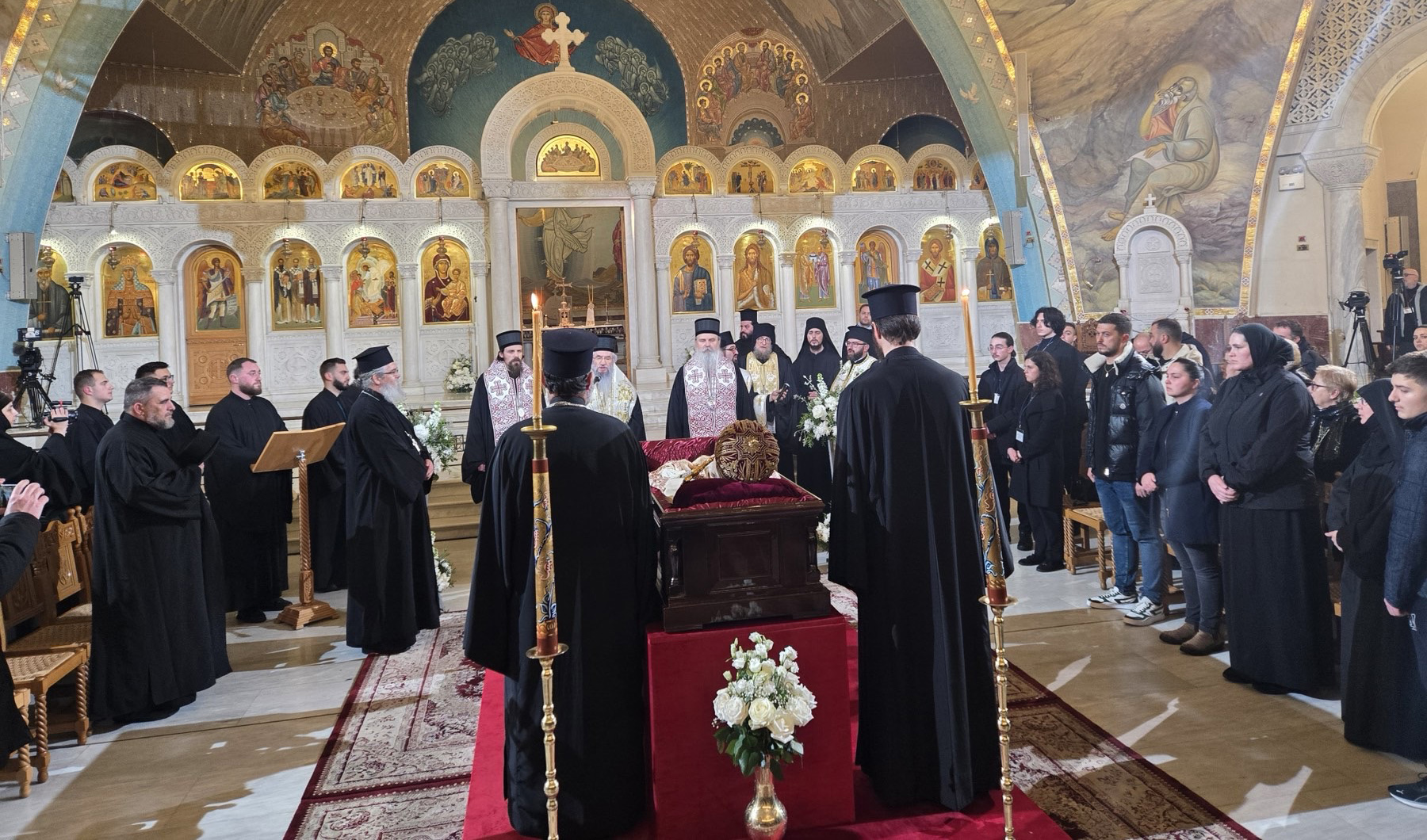 Проводы Блаженного архиепископа Анастасия