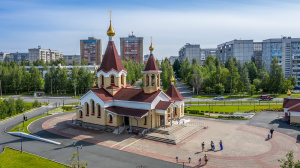 Temple in honor of the Holy Great Martyr and Healer Panteleimon (Petrozavodsk, Russia)