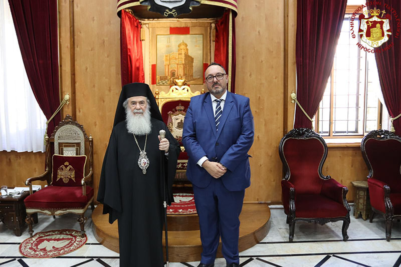 ПРЕДСТАВИТЕЛЬ МАЛЬТЫ В РАМАЛЛЕ ПОСЕТИЛ ПАТРИАРХАТ