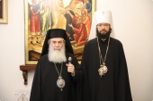 Председатель ОВЦС встретился с Предстоятелем Иерусалимской Православной Церкви 