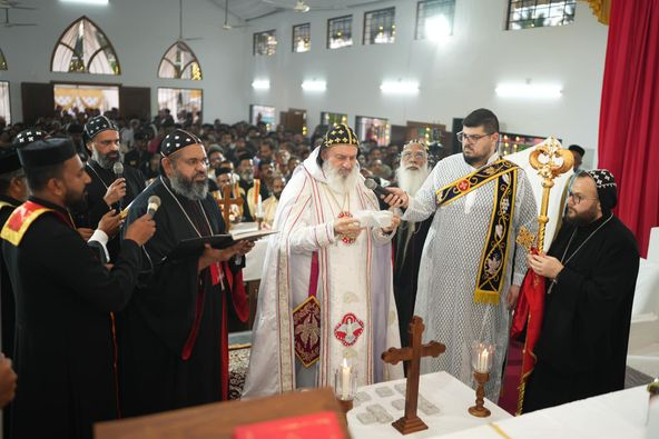 Освящение церкви Святой Марии в Майсуре