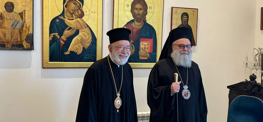 Его Блаженство Иоанн X посещает Его Высокопреосвященство митрополита Бейрута Илию Ауди