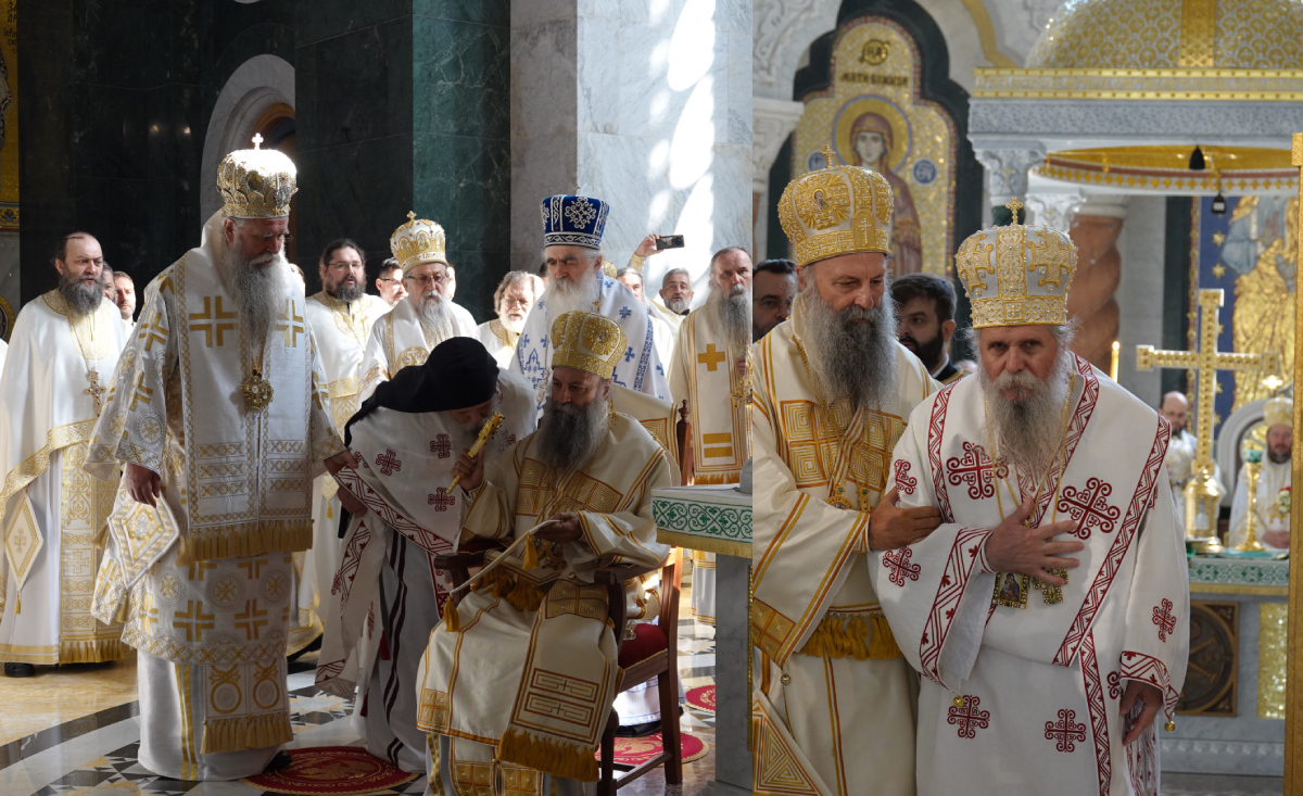 Рукоположение архимандрита Никона в Епископа йенопольского, викария Патриарха Сербского