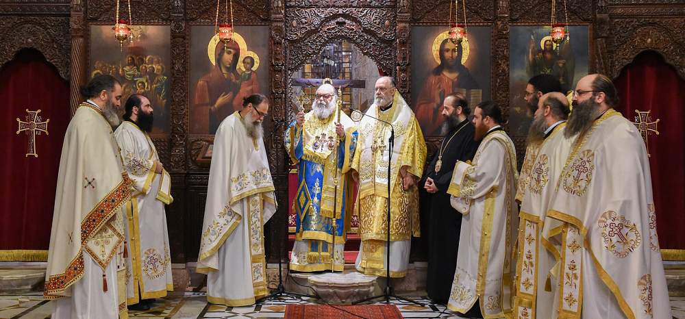 Божественная литургия в Патриаршем монастыре Пресвятой Богородицы Баламандской