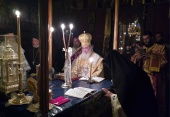 Духовенство Русской духовной миссии приняло участие в праздничном богослужении в Лавре преподобного Саввы Освященного 