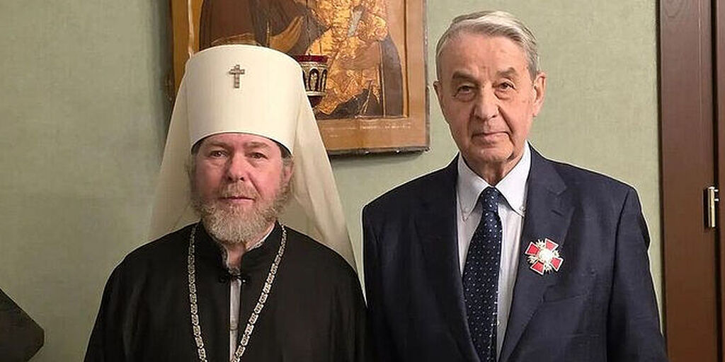 Президенту Фонда наследия русского зарубежья А.А.Авдееву вручен высокий церковный орден