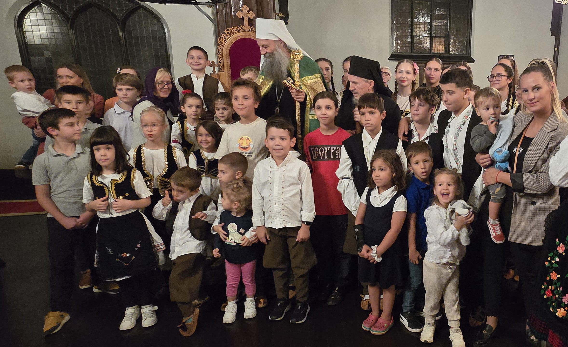 Монреаль: Славословие в честь Сербского Патриарха г-на. Порфирия