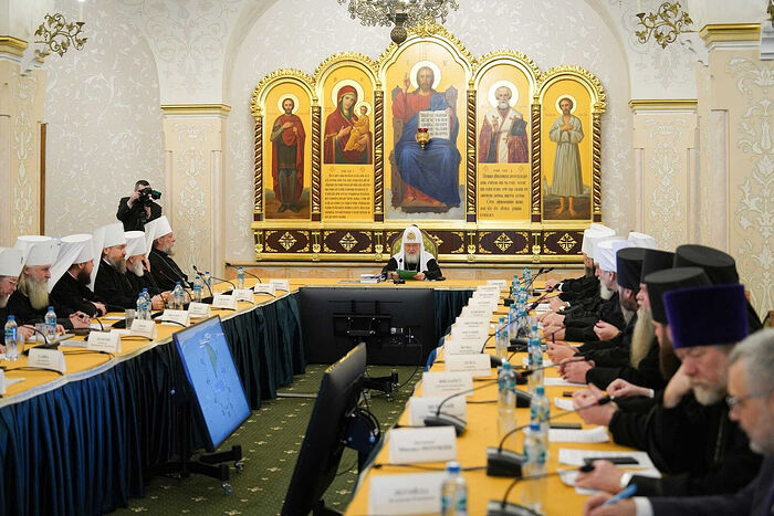 Состоялось совместное заседание Священного Синода и Высшего Церковного Совета