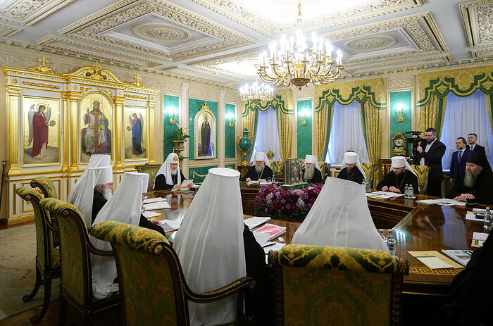 Состоялось очередное заседание Священного Синода Русской Православной Церкви