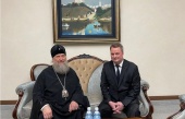 Состоялись встречи главы Казахстанского митрополичьего округа с посолами Белоруссии и Ватикана в Казахстане