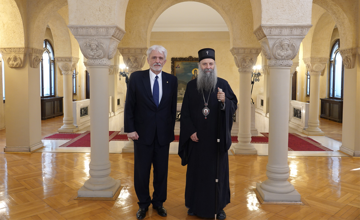 Патриарх Порфирий поговорил с послом Украины