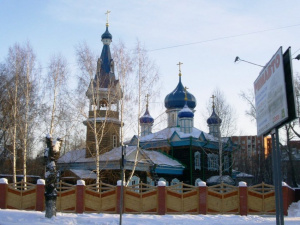 Old Believer church in the name of St. Nikola on the Vyatka River