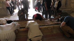 La Piedra de la Unción Iglesia del Santo Sepulcro (Jerusalén, Israel)