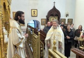 Митрополит Волоколамский Антоний совершил богослужение на Николаевском подворье в Бари 