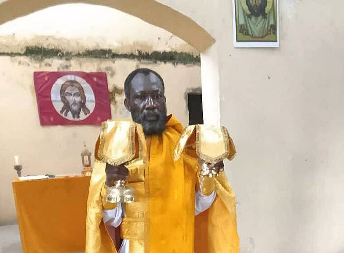 Впервые совершена Литургия на новообразованном приходе сщм. Игнатия Богоносца в Нигерии