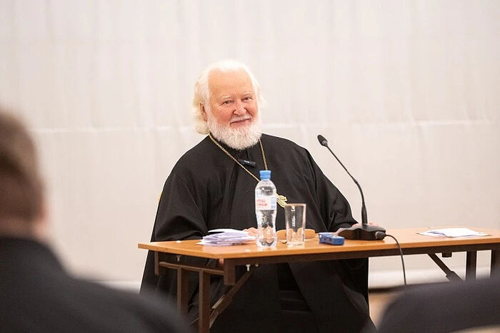 Протоиерей Владимир Воробьёв, основатель и президент ПСТГУ, отметил свое 85-летие