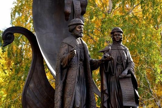 Памятник святым Петру и Февронье Муромским в Самаре