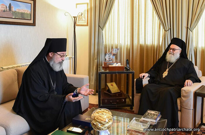 Патриарх Великой Антиохии и всего Востока Иоанн X принял представителя Русской Православной Церкви