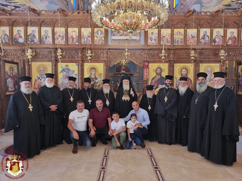 ЕГО БЛАЖЕНСТВО ПАТРИАРХ ИЕРУСАЛИМСКИЙ СЛУЖИЛ В ТУРАНЕ ГАЛИЛЕЙСКОМ