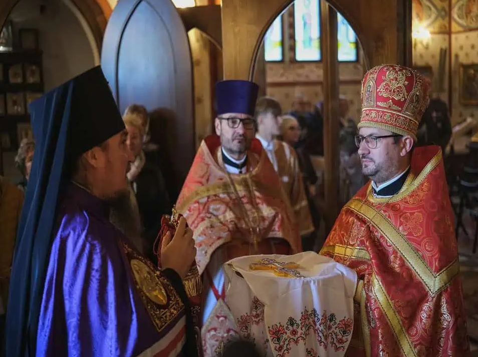 Освящение полихромии в Старгардском православном храме