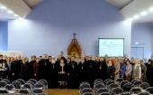 В Синодальной библиотеке Московского Патриархата состоялось открытие выставки «Лики святых заступников Руси» и награждение победителей общецерковного конкурса 