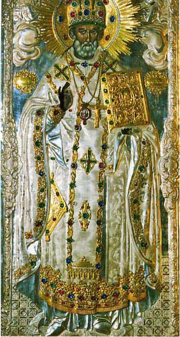 Святитель Николай Чудотворец (Афонская икона)  