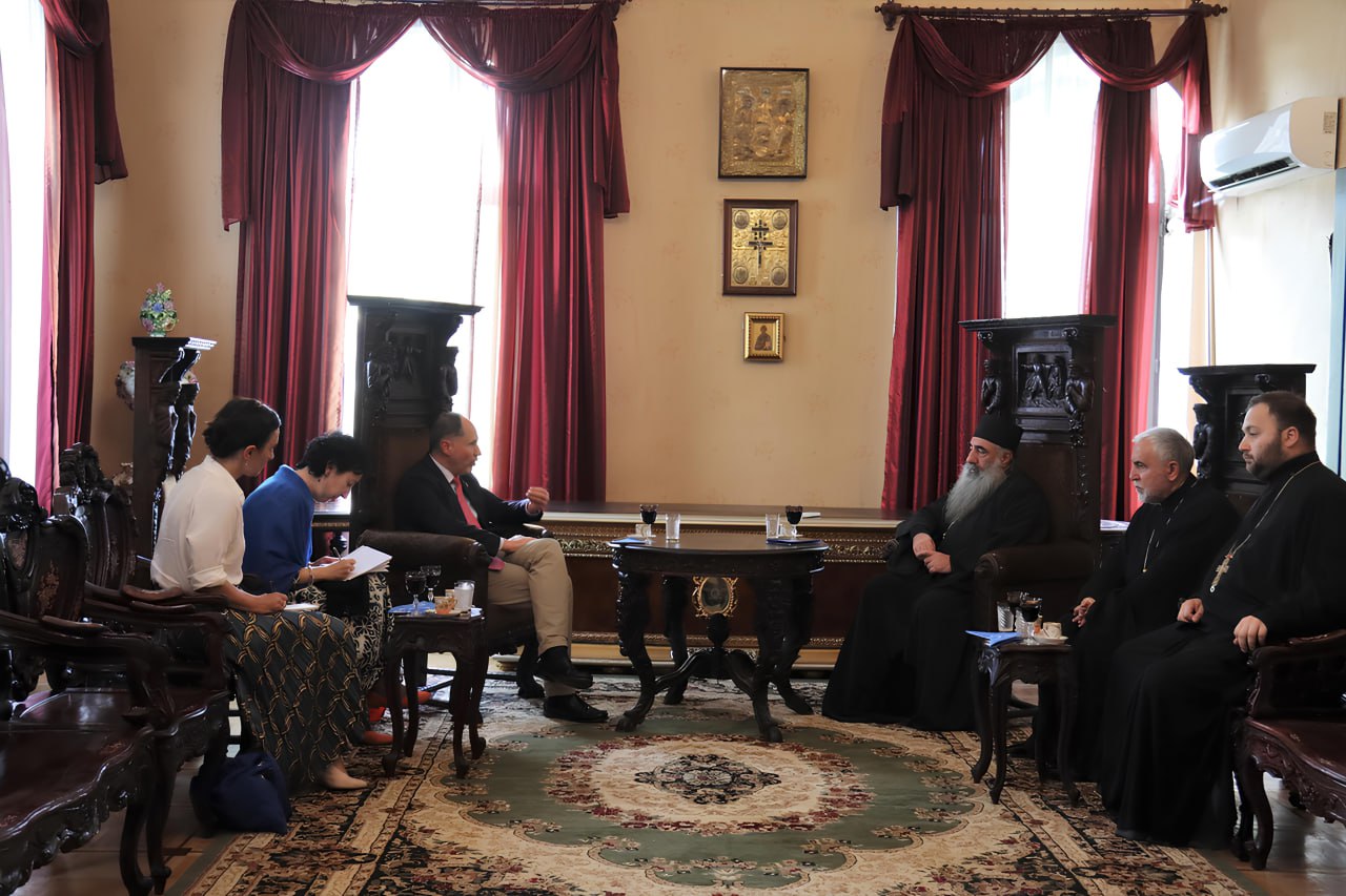 Визит Посла Евросоюза в Патриархию Грузии