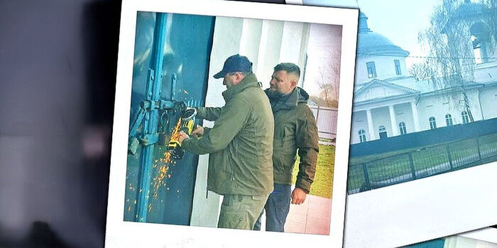 На Светлой седмице рейдеры захватили Михайловский храм Украинской Православной Церкви в селе Безуглевка