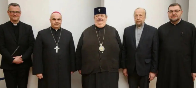 Встреча католико-православной двусторонней команды