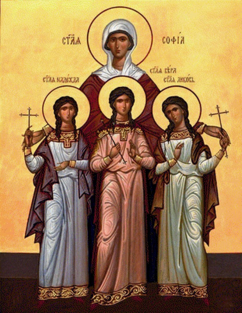 Икона Веры, Надежды, Любови и матери их Софии