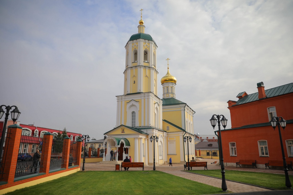 Обновлённый Свято-Покровский храм в Музейном квартале Тулы