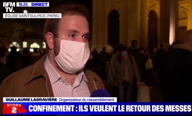 Протесты французских католиков широко освещаются национальными телеканалами