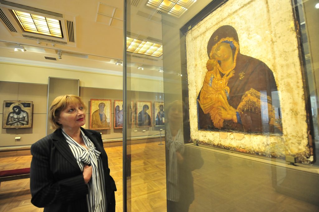 Чудотворная Донская икона Пресвятой Богородицы в Государственой Третьяковской галерее