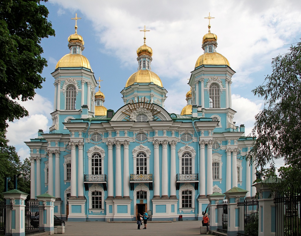 Никольский морской собор в Санкт-Петербурге - шедевр архитектуры русского барокко