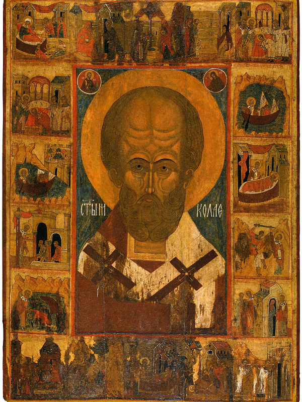 Николай Угодник, с житием (Ярославская) 