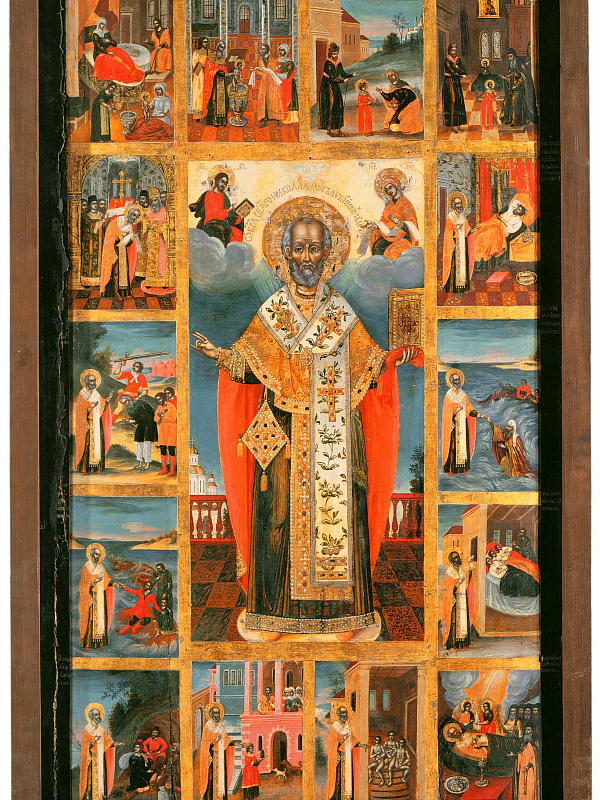 Св. Николай Мирликийский чудотворец, с житием 