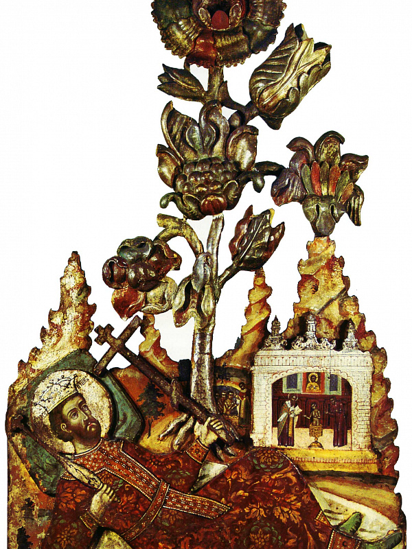 Константин Великий (резная икона) 